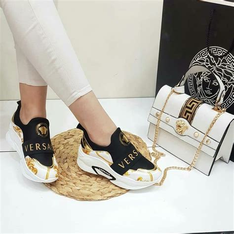 fashion sneaker women versace shoes|versace women shoes sneakers.